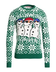 Pullover Herren Grün S Herren
