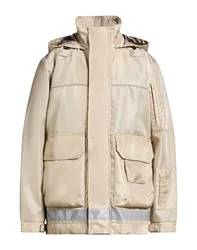 Jacke & Anorak Herren Beige L Herren
