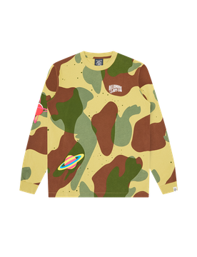 All Over Space Camo L/S T-Shirt - Camo