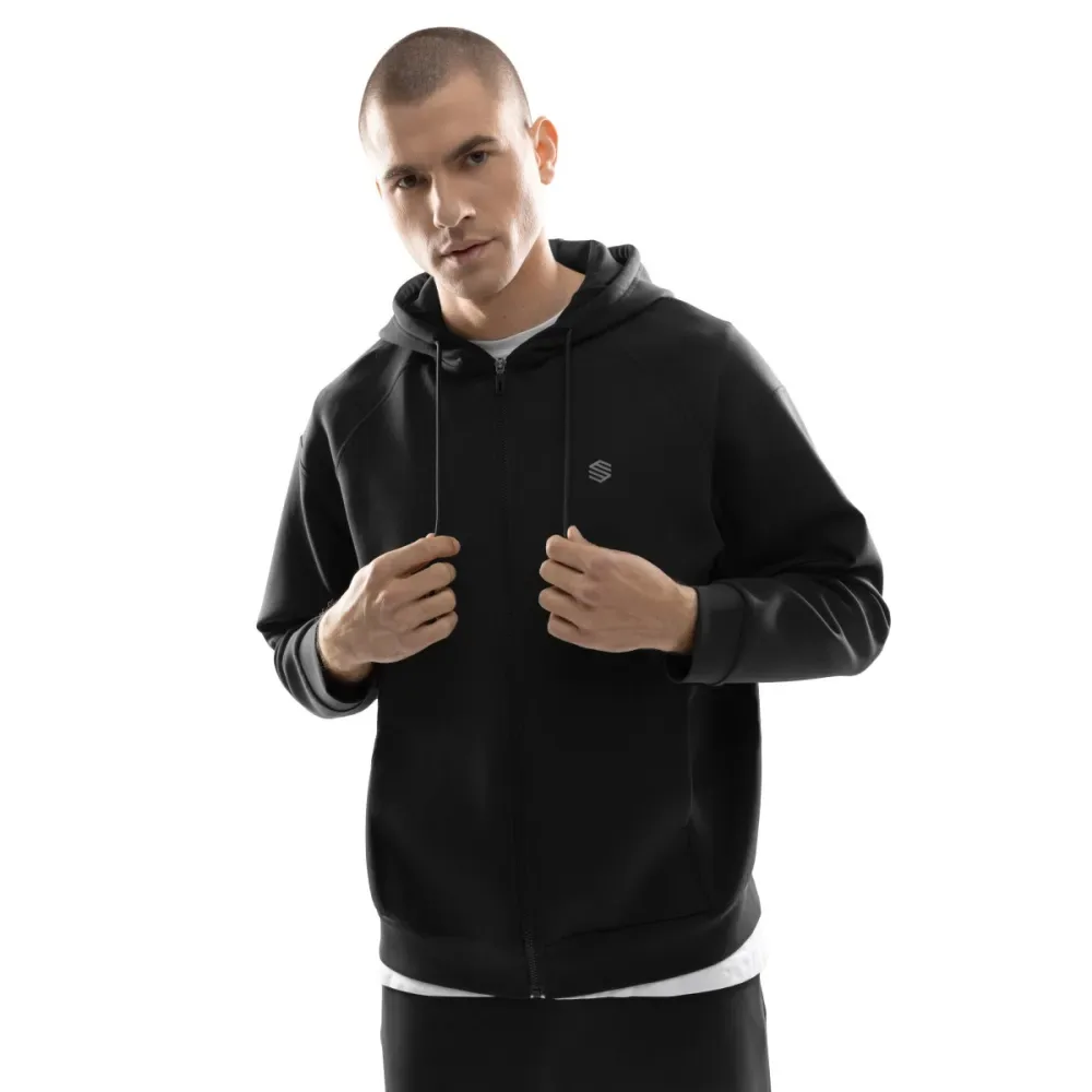 Sweat à Capuche Intrepid Black 2XL - Siroko - FashionsVida