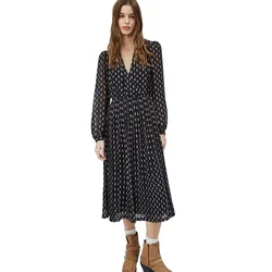 Vestito A Maniche Lunghe Pl95275 Multicolor M