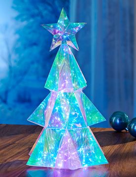 LED Deko-Baum mit Schimmereffekt