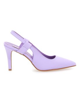 Décolleté Slingback 006 Lilla Microfibra 36