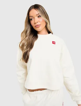 Womens Felpa Girocollo Red Box - Bianco, bianco bianco Donna taglia XL - The North Face - FashionsVida