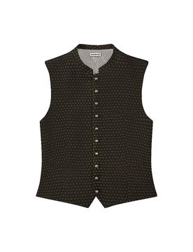 Chaleco de Trachten KONSTANTIN verde oscuro 52