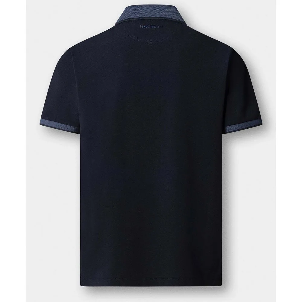 Polo de hombre bicolor manga corta fit clásico - Hackett - FashionsVida