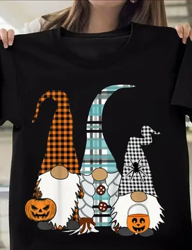 Trick or Treat Nordic Halloween Gnomes T-Shirt 100% Cotton O-Neck Summer Short Sleeve Casual Mens T-shirt Size S-3XL - Aliexpress - FashionsVida