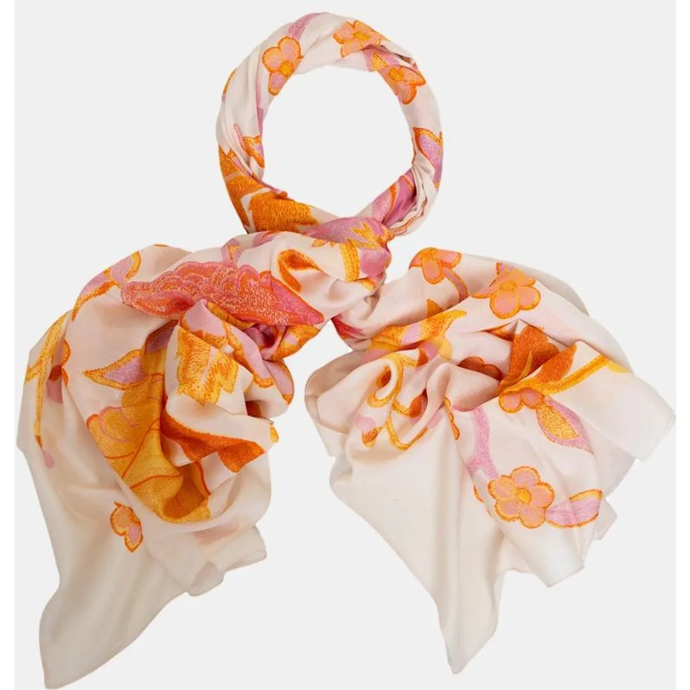 Fular floral con jarrones - One Hundred Stars - FashionsVida