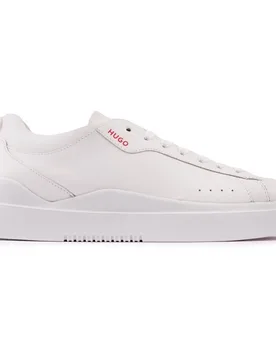 Hugo Mens Blake Trainers - White Leather - Size Uk 9 - Hugo Boss - FashionsVida