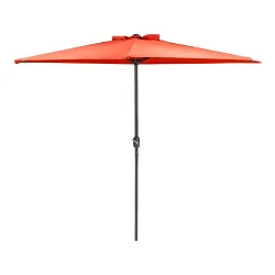 Wand-Sonnenschirm orange