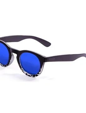 San Francisco Polarized Sunglasses Black Up / Demy Brown Down One Size Men,Women - Ocean Sunglasses - FashionsVida