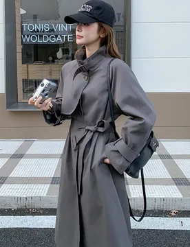 A new youthful versatile comfortable skin-friendly casual neat elegant and laid-back trench coat - Aliexpress - FashionsVida