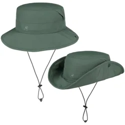 Uni Bucket Mesh Cloth Hat by - olive - Unisex - Size: M (56-57 cm)