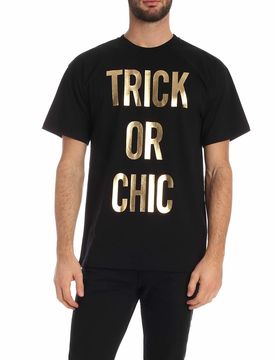 Moschino T-shirt Trick Or Chic nera