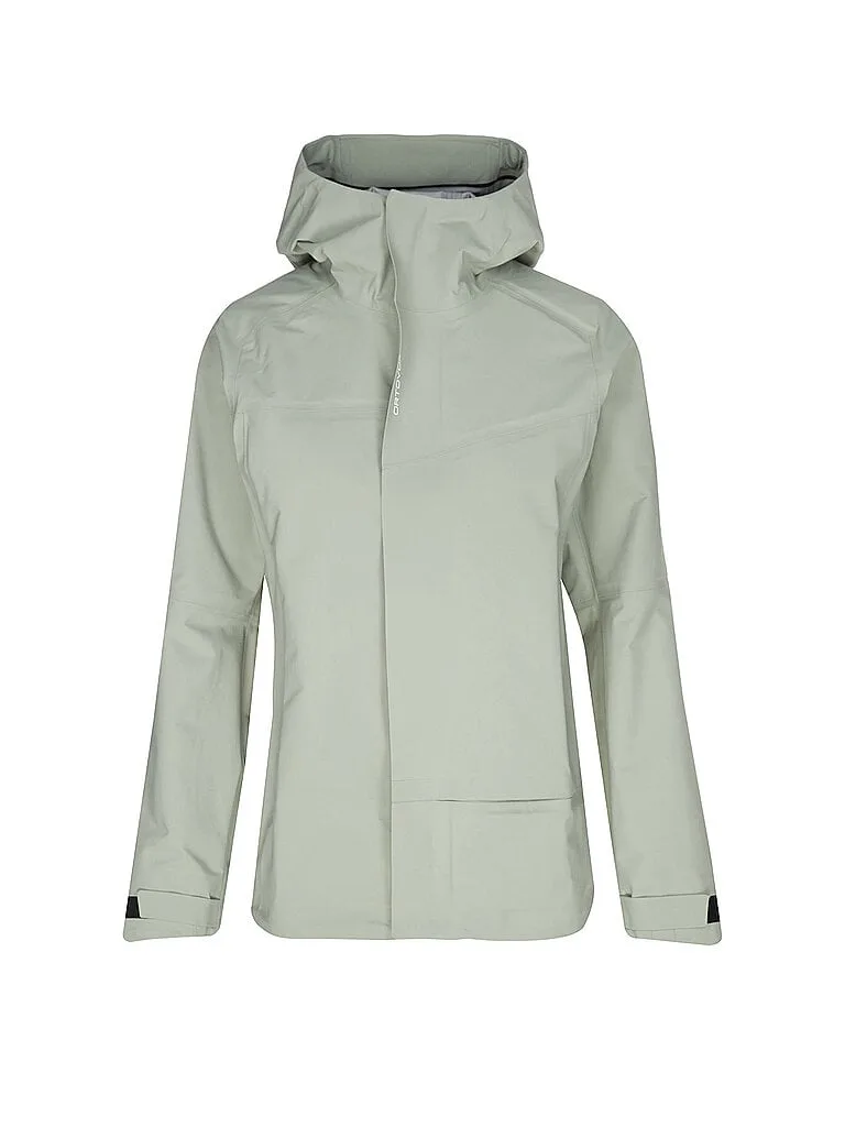 Damen Jacke Seceda 3L Hoodie hellgrün M W - Ortovox - FashionsVida