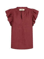 Blouse en lin MMTEALINEN marron XS