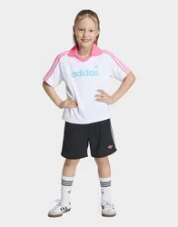 Set Polo E Short Pinstripe Loose - Bianco, bianco bianco Bambino taglia 7-8Y