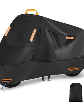 Pieza Cubierta para bicicleta o motocicleta, cubierta para bicicleta eléctrica con orificios para candado y bolsa de almacenamiento, cubierta imperme - Shein - FashionsVida