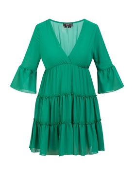 Faina Vestido verde hierba