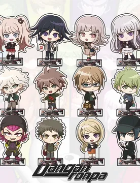 Danganronpa Q Version Acrylic Stand Nagito Chiaki Kokichi Kirigami Hajime Saihara Character Standee Anime Desk Decor Keychain - Aliexpress - FashionsVida