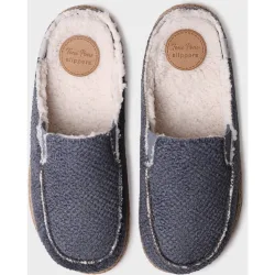Zapatillas de casa de hombre de tejido tipo zueco