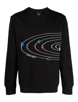 Felpa in cotone con sistema solare