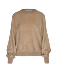 Maglione in cashmere cammello 38