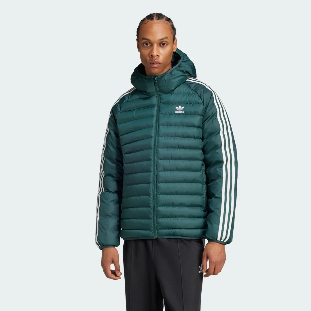Giacca Hooded Synthetic M Mineral Green - Adidas - FashionsVida