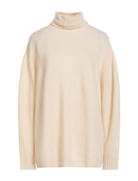 Rollkragenpullover Damen Elfenbein XS Damen