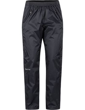 Precip eco full zip long pantalón impermeable mujer Negro (XL)