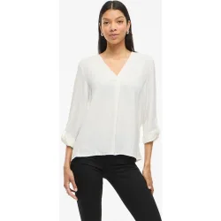 Blusa de mujer con escote en V