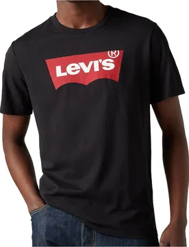 Graphic set-in camiseta manga corta hombre Negro - Levis - FashionsVida