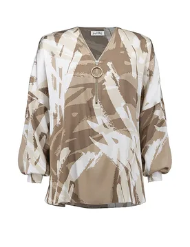 Joseph Ribkoff Bluse beige 40 - Joseph Ribkoff - FashionsVida