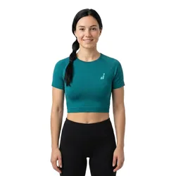 T-shirt Sans Manches Ana Crop Emerald / Emerald XL