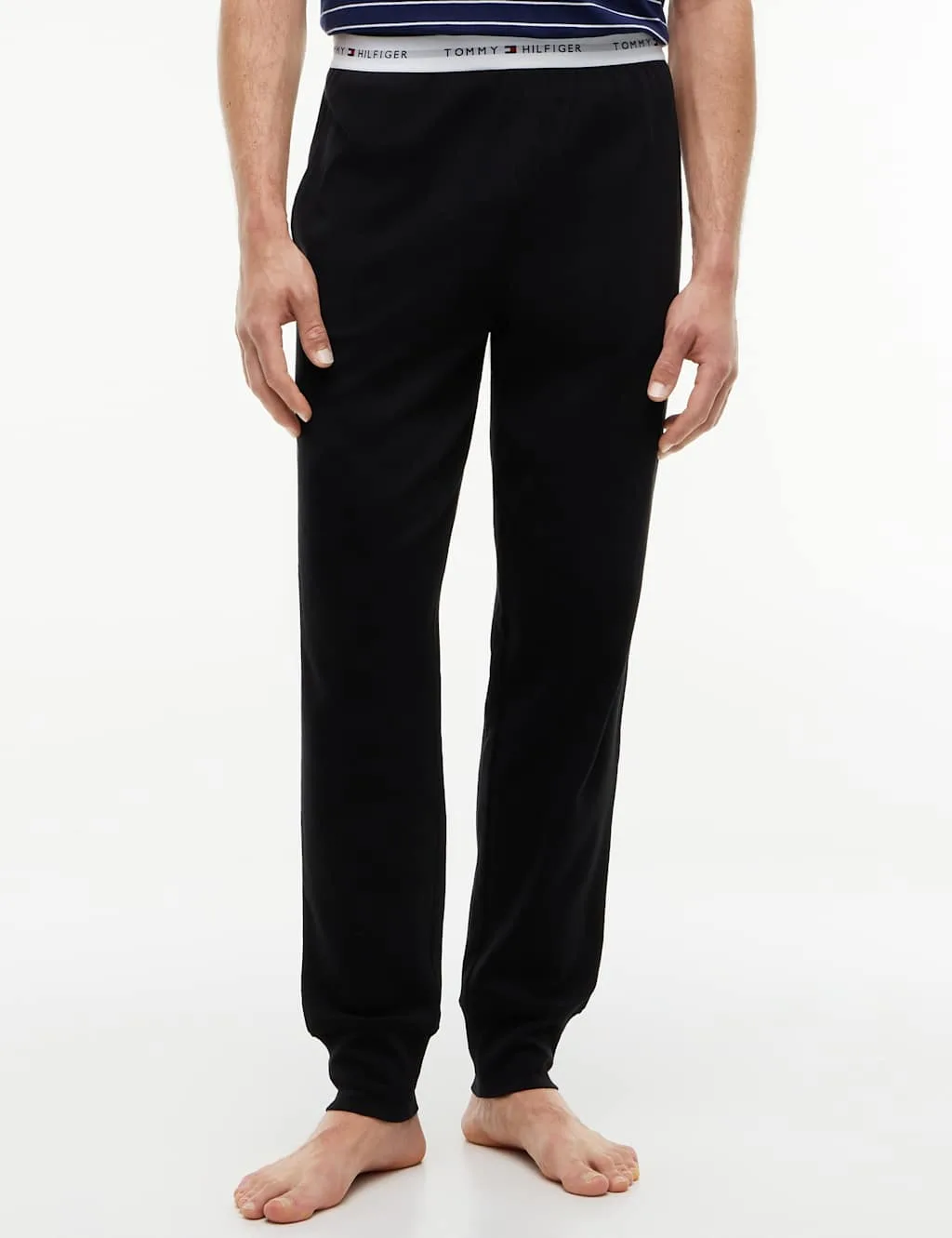 Pure Cotton Joggers Black male - Tommy hilfiger - FashionsVida