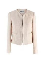 Claudie Pierlot Cream Tweed Jacket