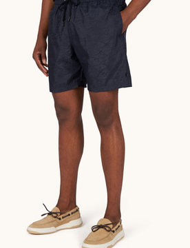 Costume portofino con stampe uomo blu