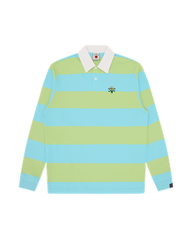 Cones & Bones Striped L/S Rugby Shirt - /