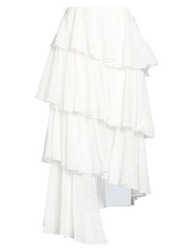 ALAÏA Maxi-Rock Damen Weiß 34 Damen