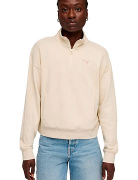 Class relaxed sudadera mujer Beige (XS)