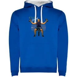 Sweat-shirt Stay Strong Bicolor Royal Blue / White 2XL