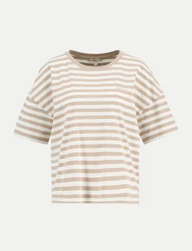 Streifenshirt Adria Beige 40 - Barbour - FashionsVida