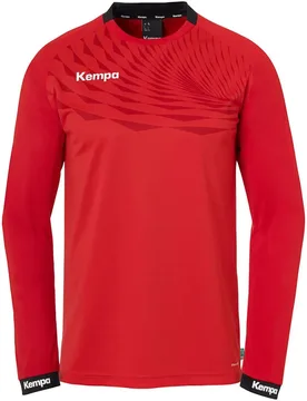 T-shirt à Manches Longues Wave 26 Red / Chili Red M - Kempa - FashionsVida