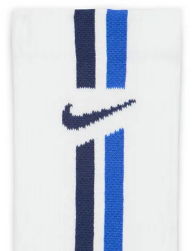 Elvd Crew 3P Stripe Socken, weiß US: M - Nike - FashionsVida
