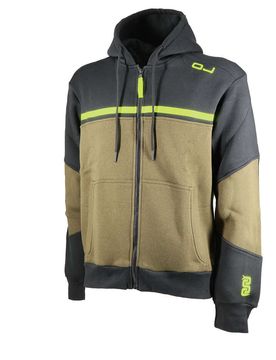 Felpe Moto OJ DIAGONAL Nero Verde Giallo taglia 5XL
