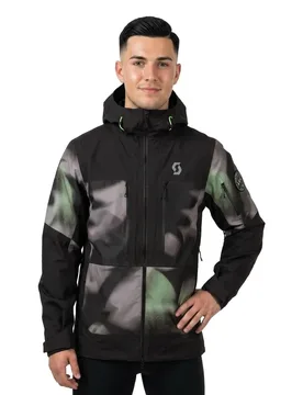 Veste Vertic Ripstop 3l Evening Greyprint / Black M - Scott - FashionsVida