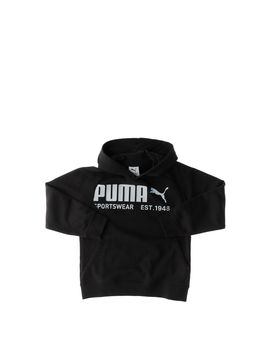 Puma Felpa con cappuccio NERO 152