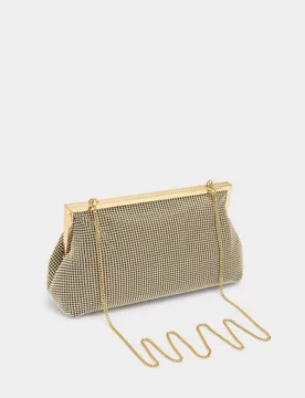 Bolso de fiesta convertible a bandolera efecto mesh con cierre a presión - Parfois - FashionsVida