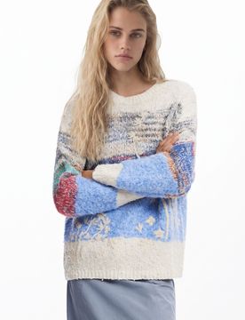 Desigual, Pull en maille, L
