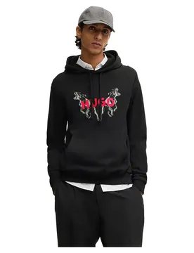Hugo Sweat à Capuche Dueleyo Black / Black S